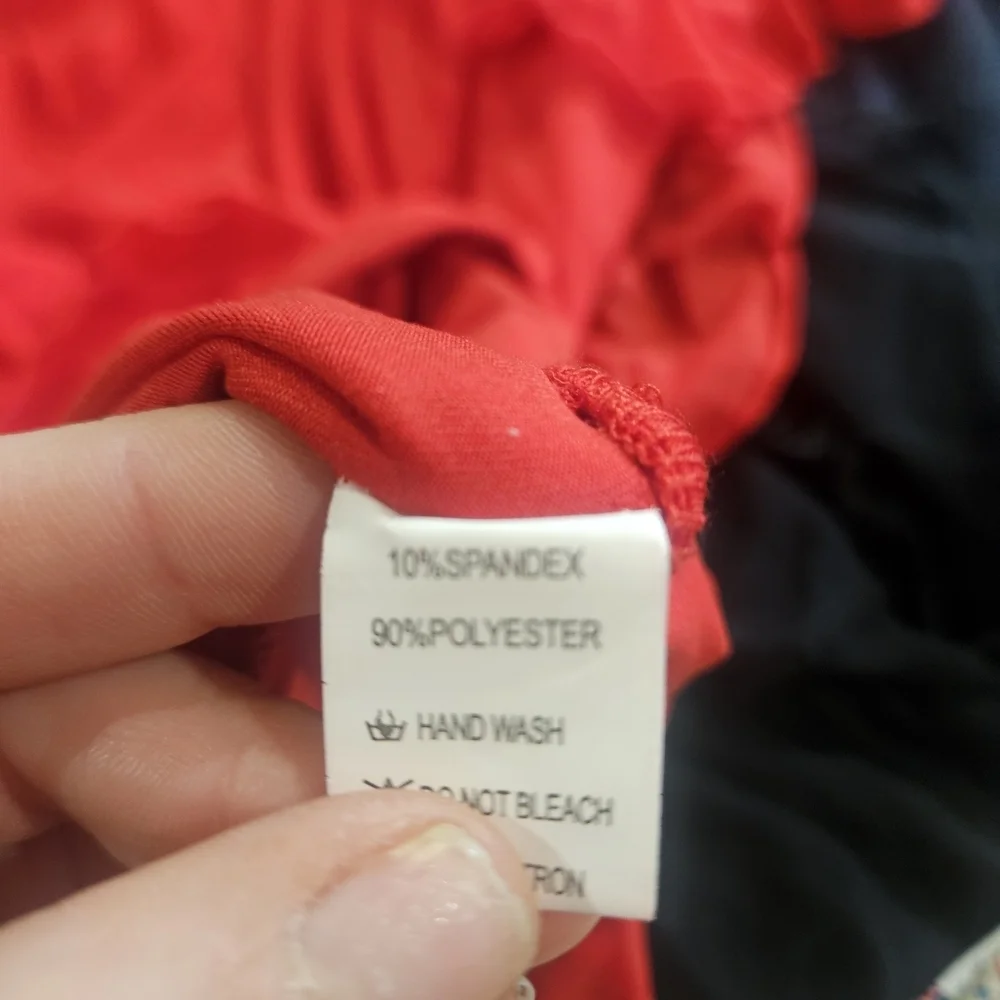 Strapless Red Ruffle Cocktail Mini Dress – Stretch Mesh Bodycon
